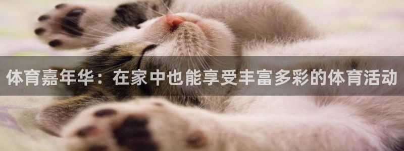 bbin视讯游戏官网：体育嘉年华：在家中也能享受丰富多彩的体育活动