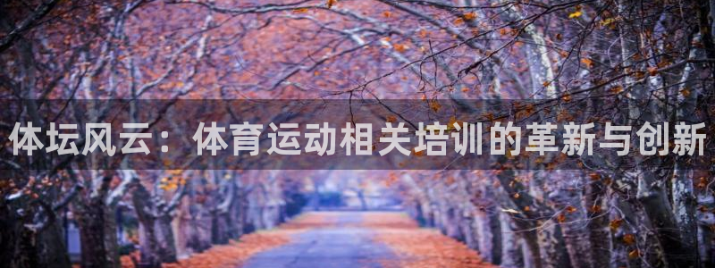 bbin视讯游戏平台：体坛风云：体育运动相关培训的革新与创新